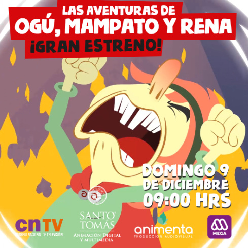 Afiche Las aventuras de Ogu, Mampato y Rena